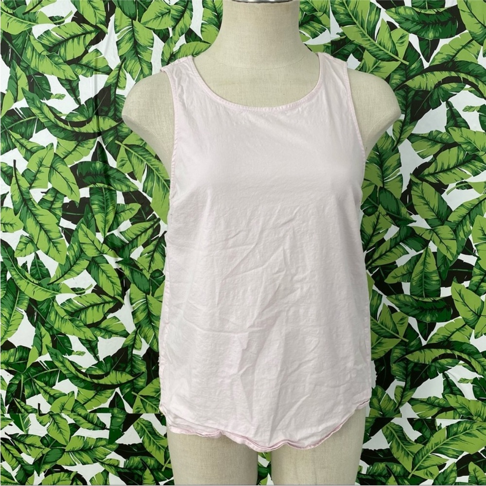 Market and Spruce Lace Back Tank 681